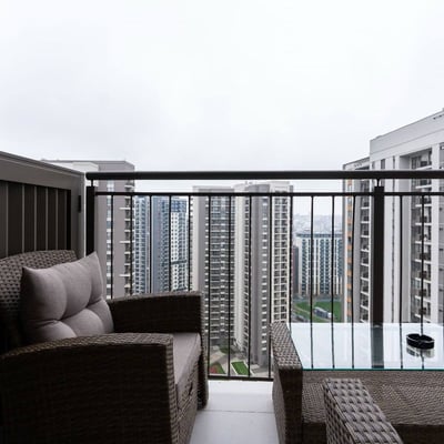 Аренда светлой 2-комнатной квартиры, 55 м², ЖК BW Aqua, Белград, Сербия